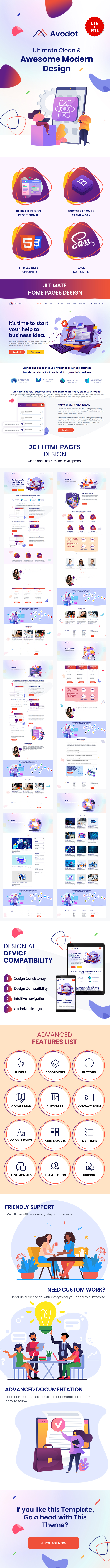 Avodot HTML5 Template